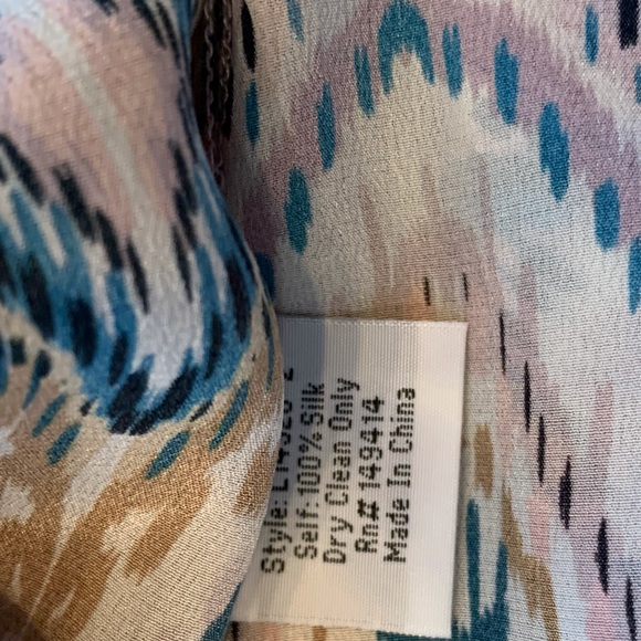 Jade By Johnny Was Blouse Silk Haya Poncho Top XS - Picture 8 of 9